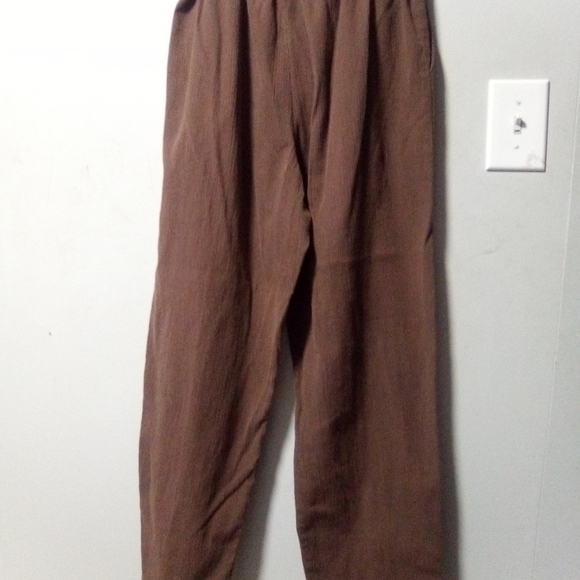 ALFRED Dunner ladies brown short sleeve 2 piece pant set. size 12 - Picture 9 of 14